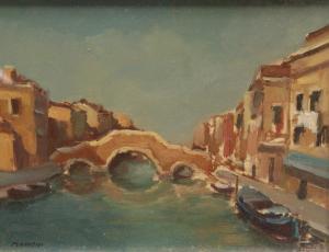 MANONI Giuseppe 1922-2001,Ponte Dei Tre Archi,Bamfords Auctioneers and Valuers GB 2020-06-17