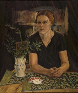 manouissi jenny 1897-1976,At the fortune teller,Sotheby's GB 2007-12-13
