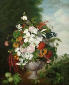 MANSELL Max 1965,A still life of flowers within a landscape,Bonhams GB 2003-11-11
