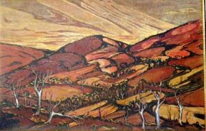 MANSELL William Arthur Byram 1899-1977,Evening Alice Springs,Theodore Bruce AU 2012-10-07