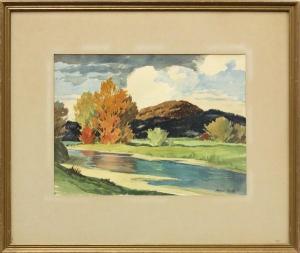MANSER Percy L 1886-1973,California Landscape with River,Clars Auction Gallery US 2011-09-11