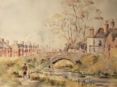 MANSFIELD Keith 1941,Grand Canal, Dublin,Gormleys Art Auctions GB 2014-03-04