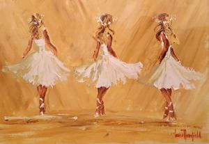 MANSFIELD Louise 1950-2018,Ballet in White,Gormleys Art Auctions GB 2024-04-09