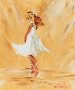 MANSFIELD Louise 1950-2018,DANCER IN WHITE,Ross's Auctioneers and values IE 2025-04-24