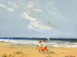 MANSFIELD Thelma 1900-2000,Day at the Beach,Morgan O'Driscoll IE 2021-07-05