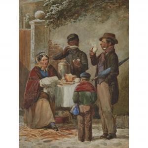 MANSON George 1850-1876,TEA AND BREAD,Lyon & Turnbull GB 2022-07-14