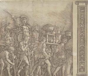 MANTEGNA Andrea 1431-1506,Soldiers carrying,1495,Christie's GB 2014-12-04