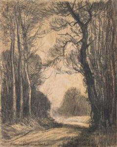 MANTELET MARTEL André 1876,Le chemin forestier,1933,Etienne de Baecque FR 2021-07-01