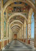 MANTOVANI Alessandro 1814-1892,Nuova Loggia Pia Al Vaticano 1870,1892,Palais Dorotheum AT 2006-06-01