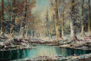 MANTOVANI Luigi 1880-1957,Winter Landscape,Weschler's US 2014-09-19