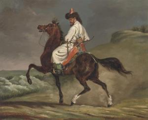 MANUEL 1916,A Cossack horseman on the steppe,Christie's GB 2008-07-02