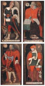 MANUEL Niklaus 1484-1530,Ruben, 
Benjamin, 
Asher et Zabulon,Pierre Bergé & Associés FR 2011-12-15