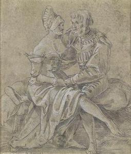 MANUEL Niklaus 1484-1530,Two lovers,1522,Palais Dorotheum AT 2011-03-24