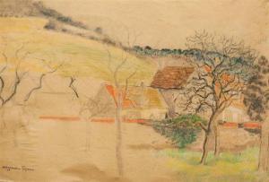 MANZANA PISSARRO Georges 1871-1961,Landscape,Matsa IL 2014-01-21