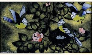 MANZANA PISSARRO Georges 1871-1961,nid d'oiseau dans un rosier,Kapandji Morhange FR 2006-06-02