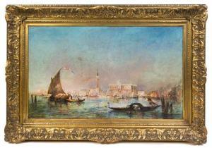 MANZONI Paul 1800-1900,Venice Canal,Hindman US 2017-04-12