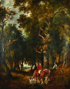 MANZONI Pietro 1800,A Horseman with Dogs,John Nicholson GB 2016-09-07