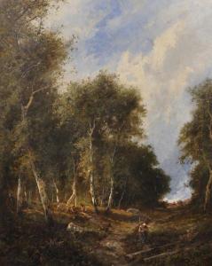 MANZONI Pietro 1800,A Wooded Landscape,19th,John Nicholson GB 2018-10-03
