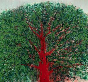 MAO XUHUI 1956,Red Tree,2010,Bonhams GB 2015-10-03