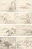 MAOYE SHEN 1607-1637,LANDSCAPE AFTER ANCIENT MASTERS,1630,Sotheby's GB 2012-09-13