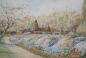 Mappin Douglas,A garden in bloom,Fieldings Auctioneers Limited GB 2017-09-30