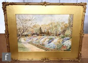 Mappin Douglas,A garden in bloom,Fieldings Auctioneers Limited GB 2021-03-18
