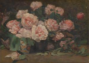 MARéCHALLE Élisa,Composition aux roses,1890,Horta BE 2011-04-04