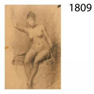 MARíA ROIG Carlos 1900-1900,Desnuda en el trapecio,Lamas Bolaño ES 2014-12-18