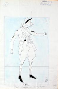 MARA Jean 1912-1992,Caricature de Paul Meurisse légionnaire dans Le co,Pillon FR 2012-05-06