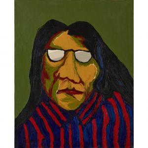 MARACLE Clifford 1944-1996,INDIAN WITH REFLECTING GLASSES,Lyon & Turnbull GB 2019-08-15