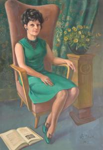 MARAINI Otto 1904-1970,Portrait of a seated lady,1968,Dreweatts GB 2019-10-15