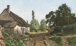 MARANDAT Louis 1850-1899,Ländliche Idylle.,1889,Dobiaschofsky CH 2007-05-01