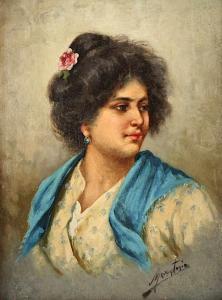 MARANTONIO Filippo 1863-1937,Bildnis einer Frau,Von Zengen DE 2019-11-29