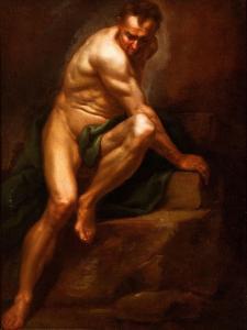MARATTA Carlo 1625-1713,Studio di nudo maschile,Bertolami Fine Arts IT 2024-04-18