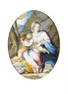 MARATTA Carlo 1625-1713,THE VIRGIN AND CHILD WITH THE INFANT ST JOHN,Mellors & Kirk GB 2011-11-24