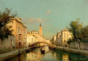 marcaldine 1870-1956,Venise, canal,Aguttes FR 2009-04-25