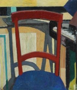 MARCELL 1911-1985,Interior with chair and piano,1944,Bruun Rasmussen DK 2020-04-21