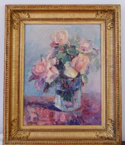 MARCHAL Achille 1874,Les roses roses,Morand FR 2022-03-10