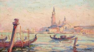 MARCHAL Achille 1874,Venezia, Isola di San Giorgio,1919,Farsetti IT 2020-05-18