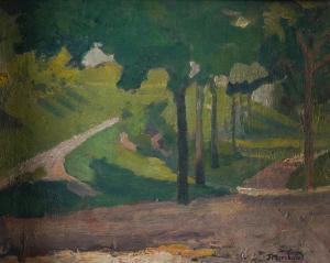MARCHAND Jean Hippolyte 1883-1940,Allee d'Arbres,Bellmans Fine Art Auctioneers GB 2023-11-21