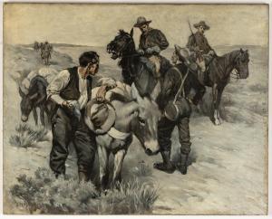 MARCHAND John Norval 1875-1921,Western Scene,Cottone US 2021-05-07