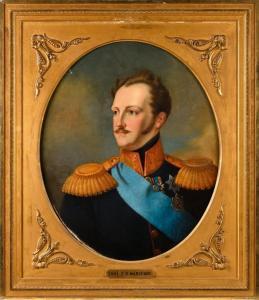 MARCHANT Edward Dalton,Portrait du tsar Nicolas Ier de Russie (1796-1855),Osenat 2024-01-14