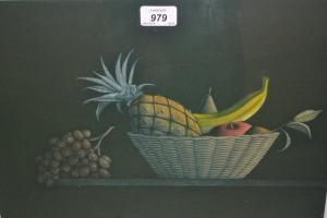 marchant leonard 1929-2000,Basket of Fruit,Lawrences of Bletchingley GB 2019-01-29