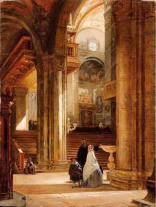 MARCHESI Luigi 1825-1862,Interno del Duomo di Parma,Finarte IT 2009-04-04