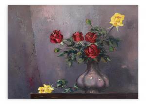 MARCON Giorgio 1924,Le due rose gialle,1973,Borromeo Studio d'Arte IT 2023-01-18