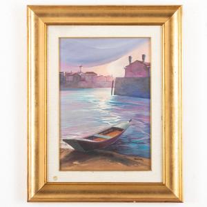 MARCON Giorgio 1924,Venezia, barca in secca,Wannenes Art Auctions IT 2023-05-25