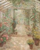 MARCOTTE Marie Antoinette 1869-1929,Le jeune jardinier dans la serre,Horta BE 2017-05-22