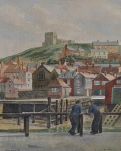 MARCROFT E,Figures on the quay, 
Whitby,Burstow and Hewett GB 2011-01-26