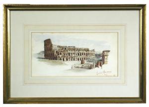 MARCUCCI Lucio,Views of Rome - Castel San Angelo and the Coliseum,19th Century,Cheffins 2017-11-29
