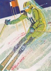 MARDON Allan 1931,Slalom Skier Portfolio,1980,Ro Gallery US 2022-03-16